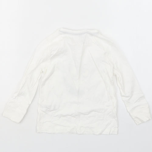 F&F Boys White   Basic T-Shirt Size 3-4 Years