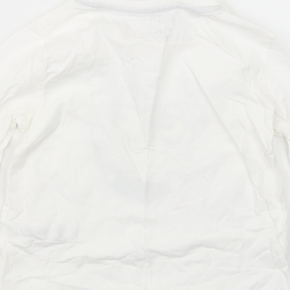 F&F Boys White   Basic T-Shirt Size 3-4 Years