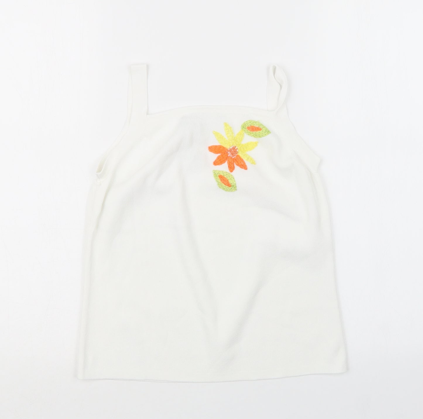 Joseph A. Womens White   Basic Tank Size M