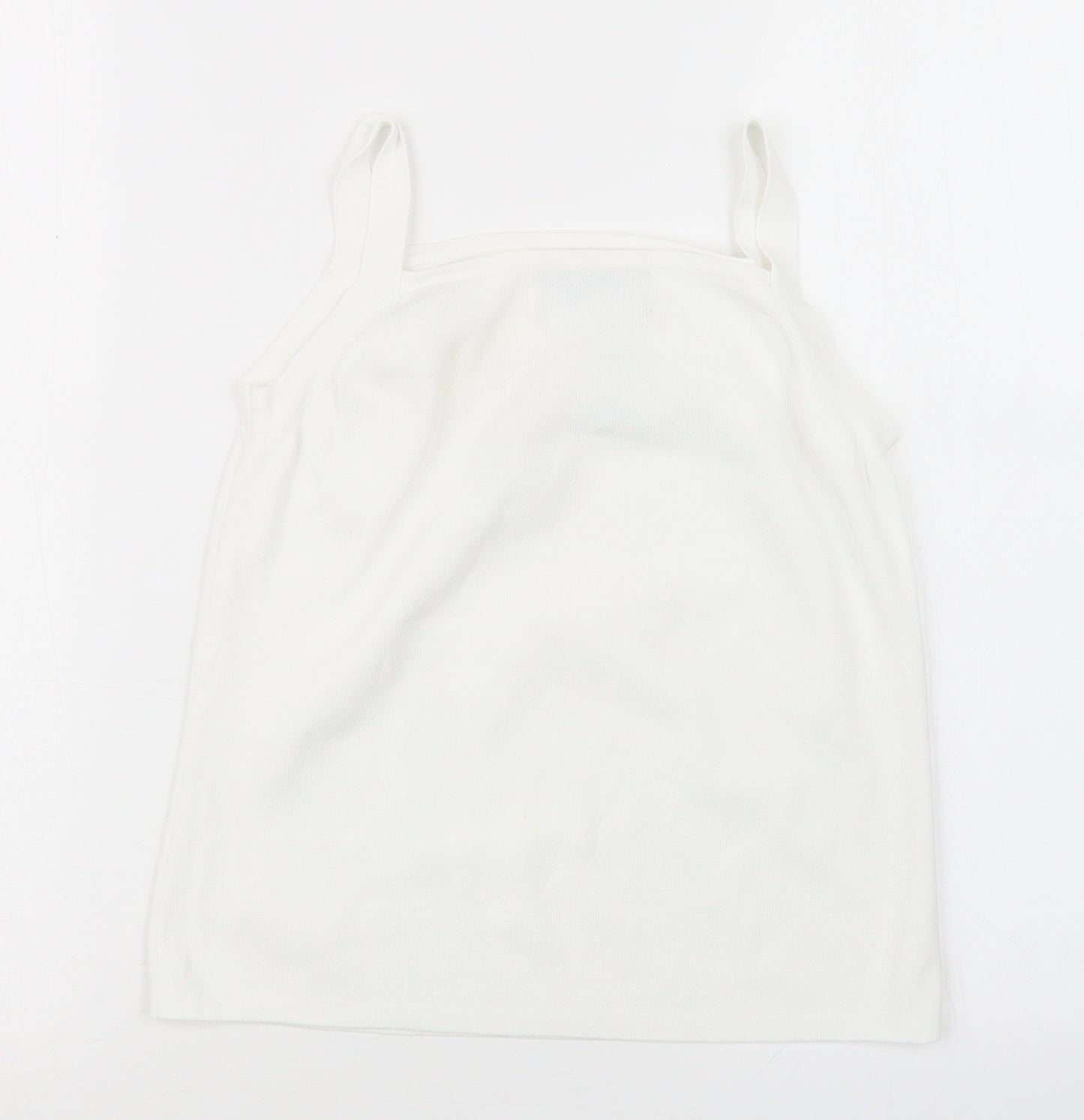 Joseph A. Womens White   Basic Tank Size M