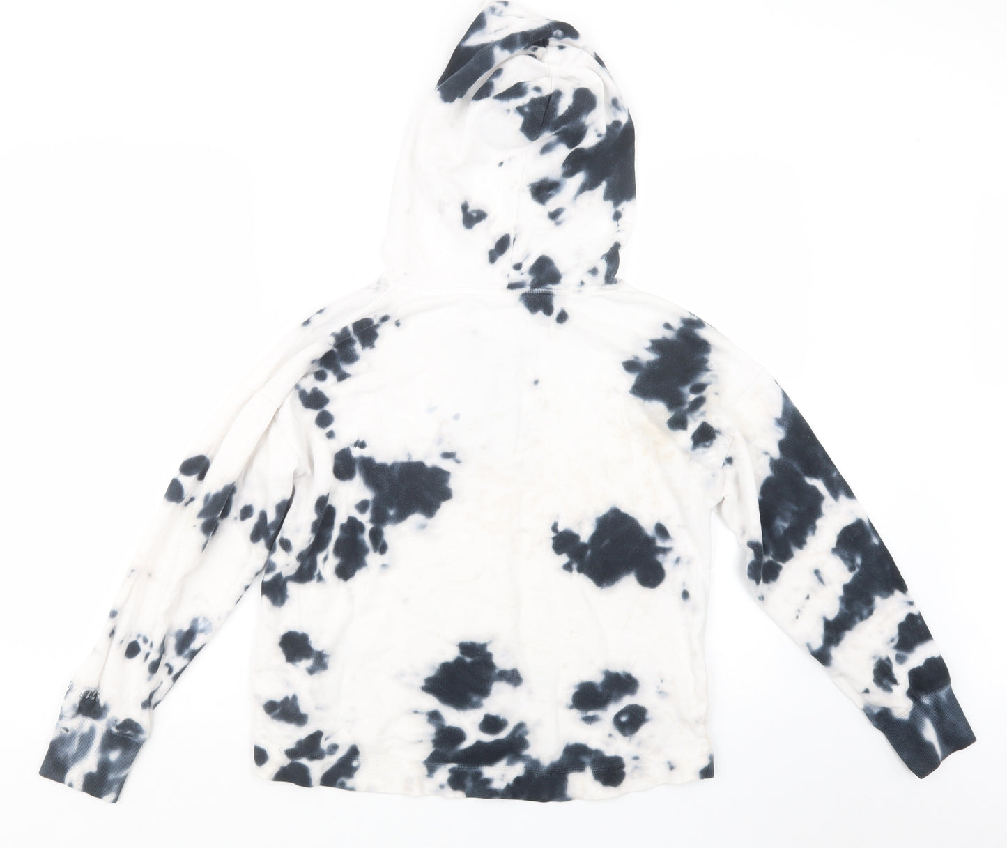 Justice Womens Blue Geometric  Pullover Hoodie Size 12