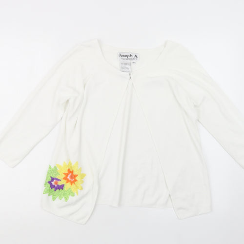 Joseph A. Womens White   Cardigan Jumper Size M