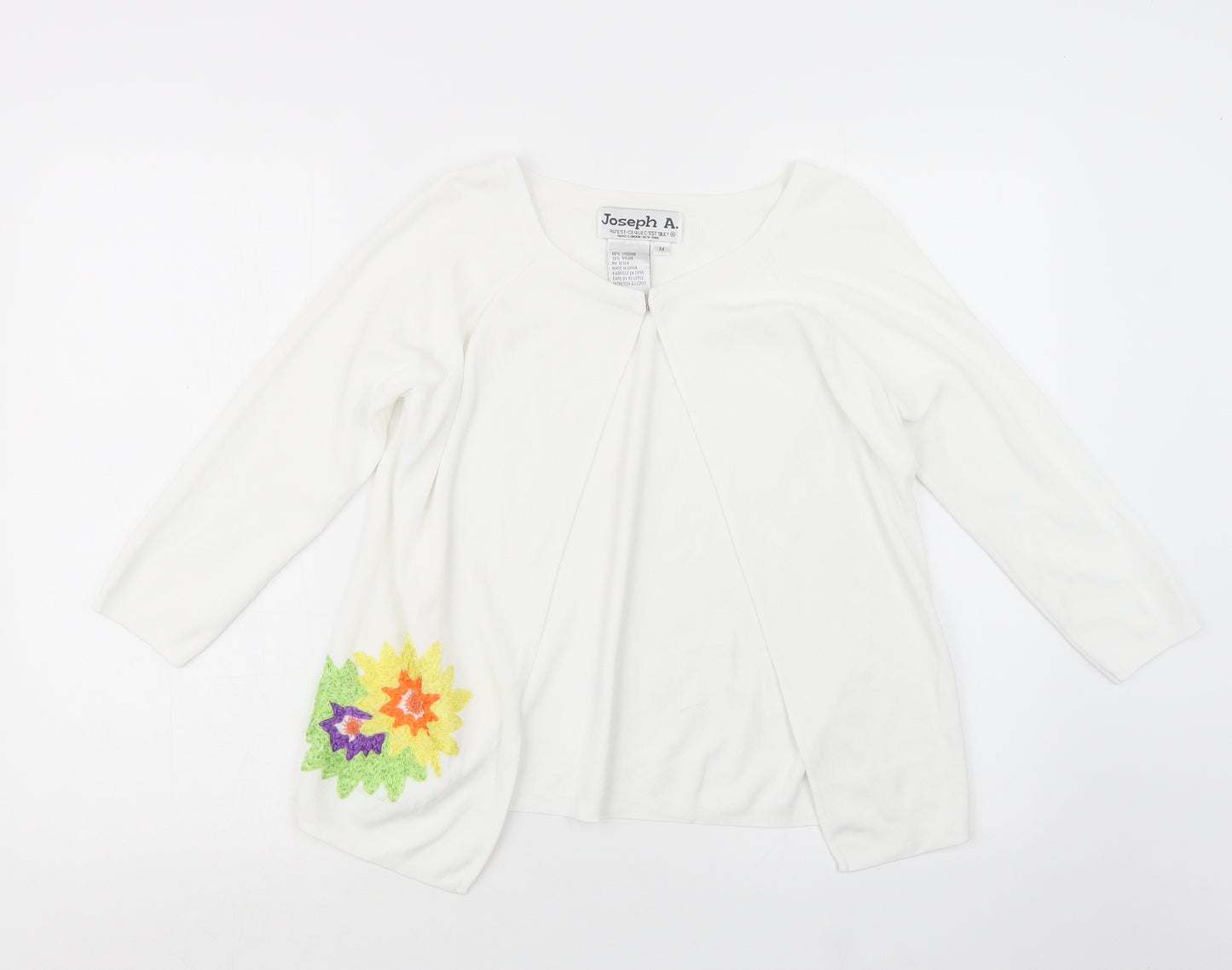 Joseph A. Womens White   Cardigan Jumper Size M
