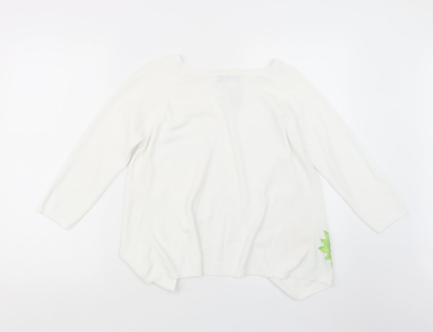 Joseph A. Womens White   Cardigan Jumper Size M