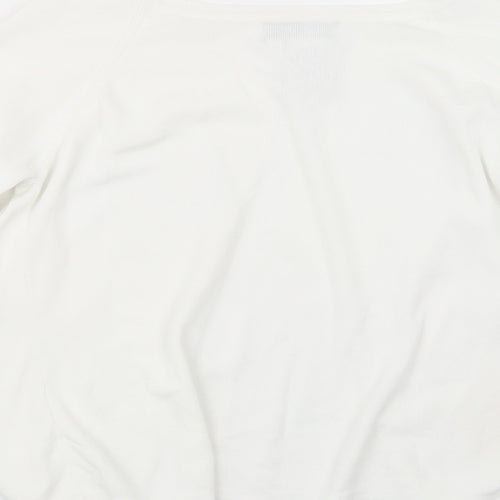 Joseph A. Womens White   Cardigan Jumper Size M