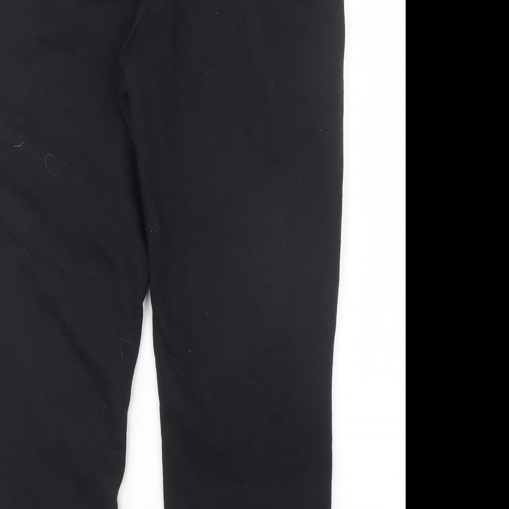 Primark Womens Black   Jogger Trousers Size 12 L26.5 in