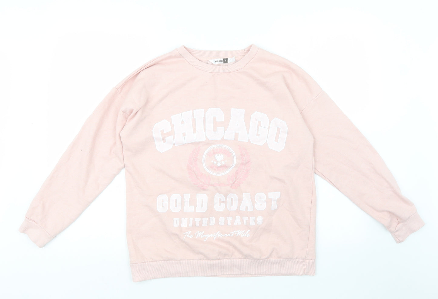 Pep&Co Womens Pink   Pullover Jumper Size M