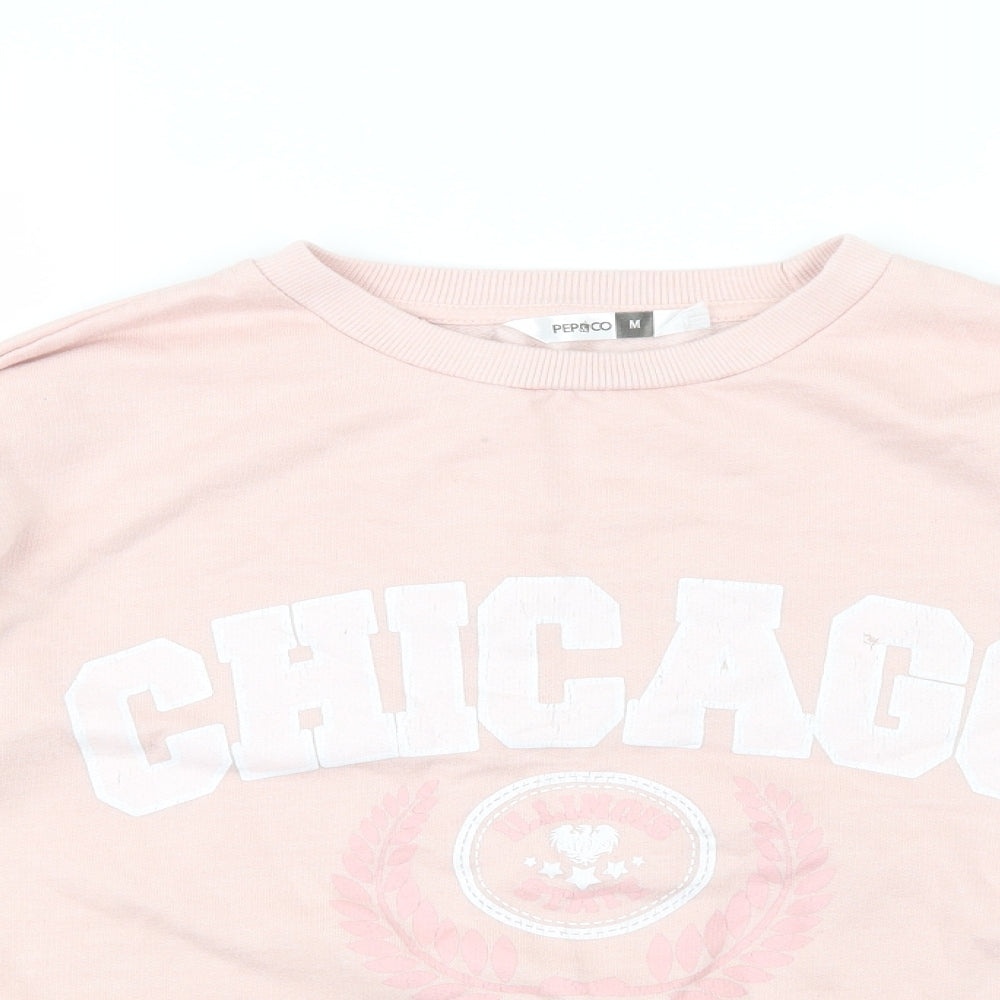 Pep&Co Womens Pink   Pullover Jumper Size M