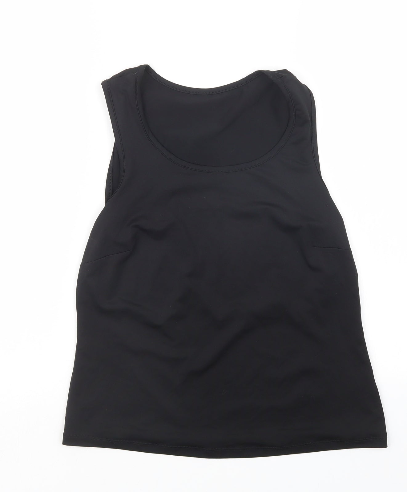 Preworn Womens Black   Basic Tank Size 12