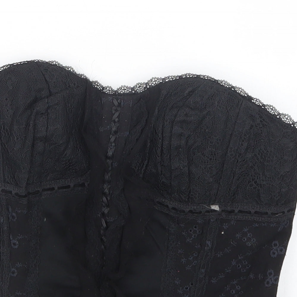 River Island Womens Black   Basic T-Shirt Size 12