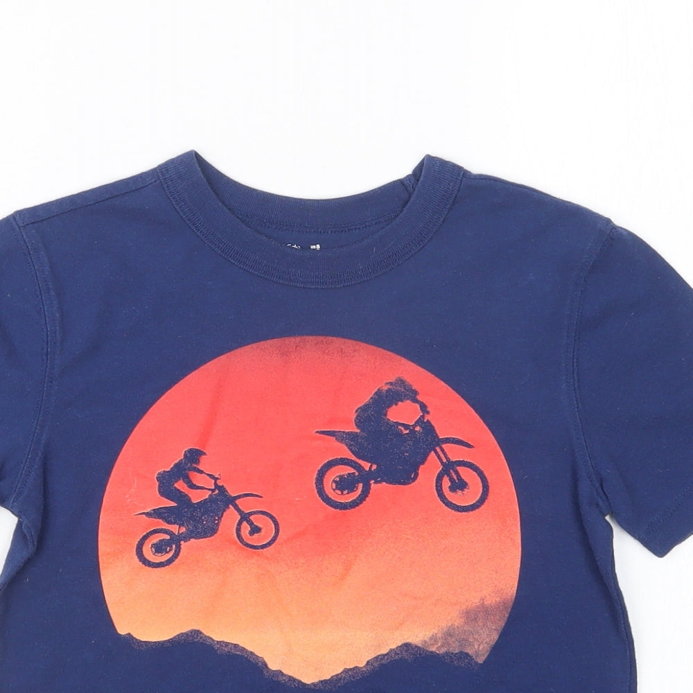 Gap Boys Blue   Basic T-Shirt Size 6-7 Years