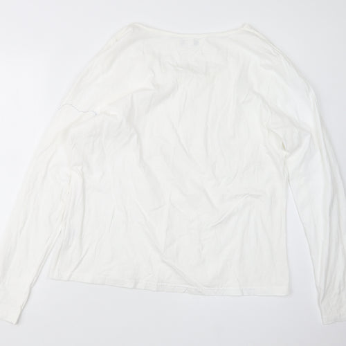 EA Womens White   Basic T-Shirt Size XL