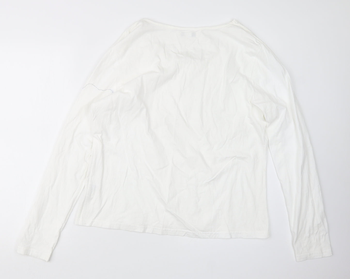 EA Womens White   Basic T-Shirt Size XL