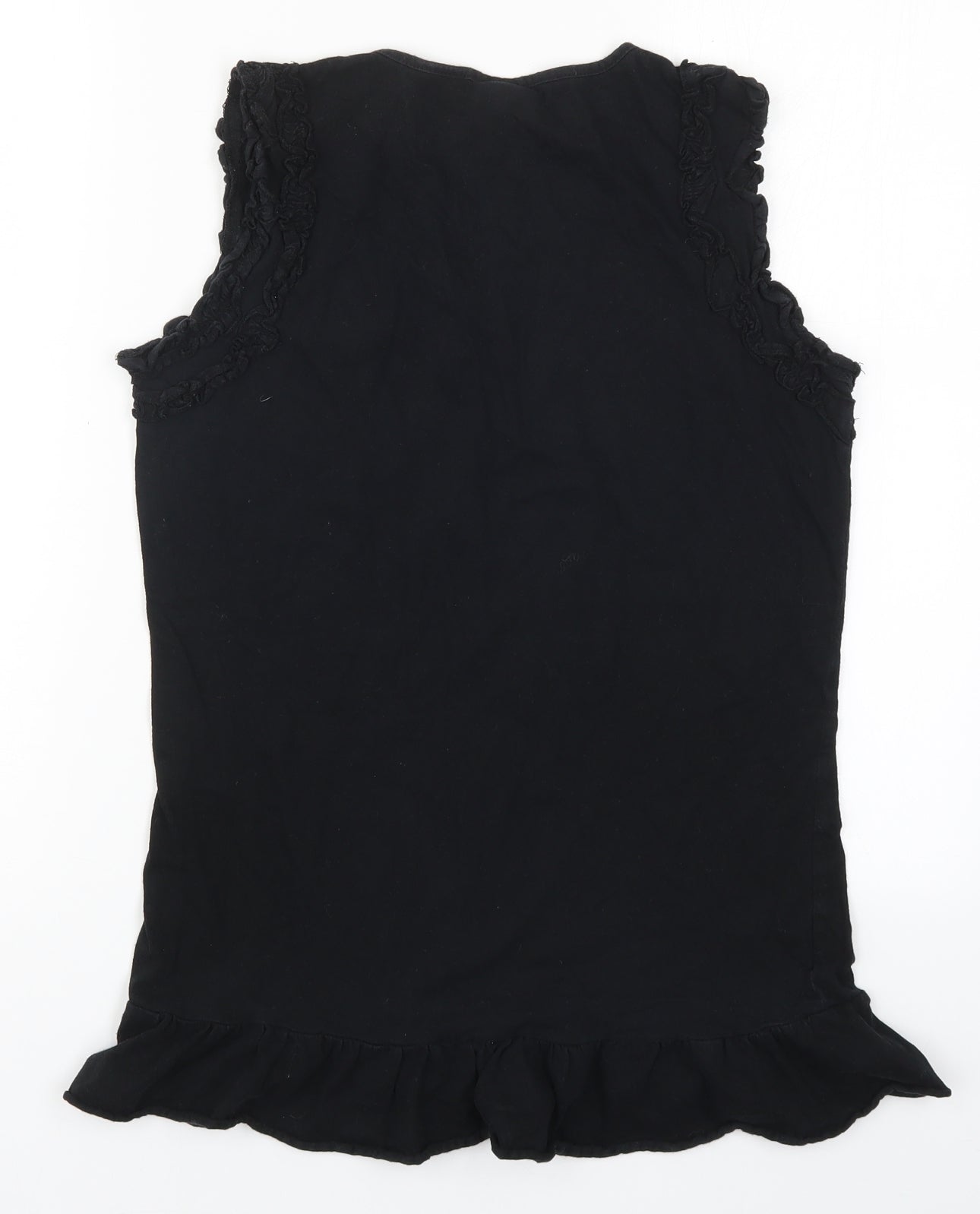 Preworn Womens Black   Basic Tank Size 10