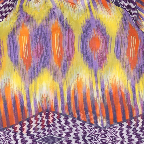 Atmosphere Womens Multicoloured Geometric  Basic Blouse Size 10