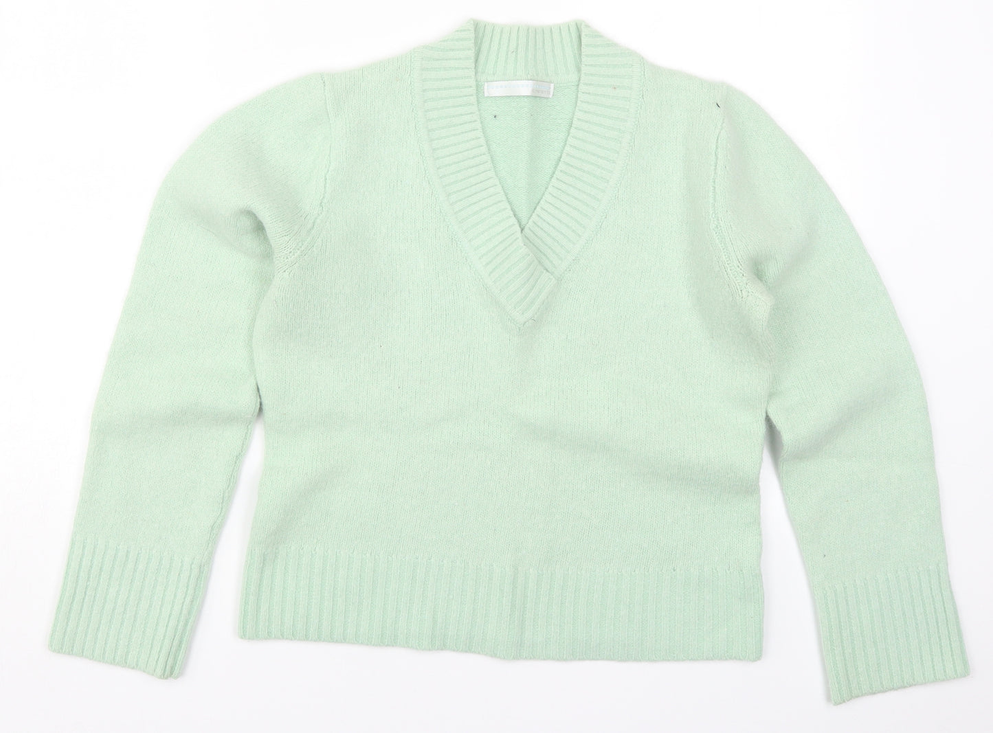AMARANTO Womens Green  Knit Pullover Jumper Size 14