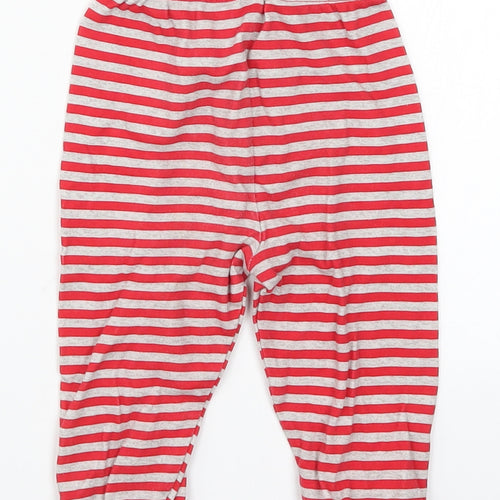 George Baby Red Striped  Sweatpants Trousers Size 12-18 Months  - Pyjama Pants
