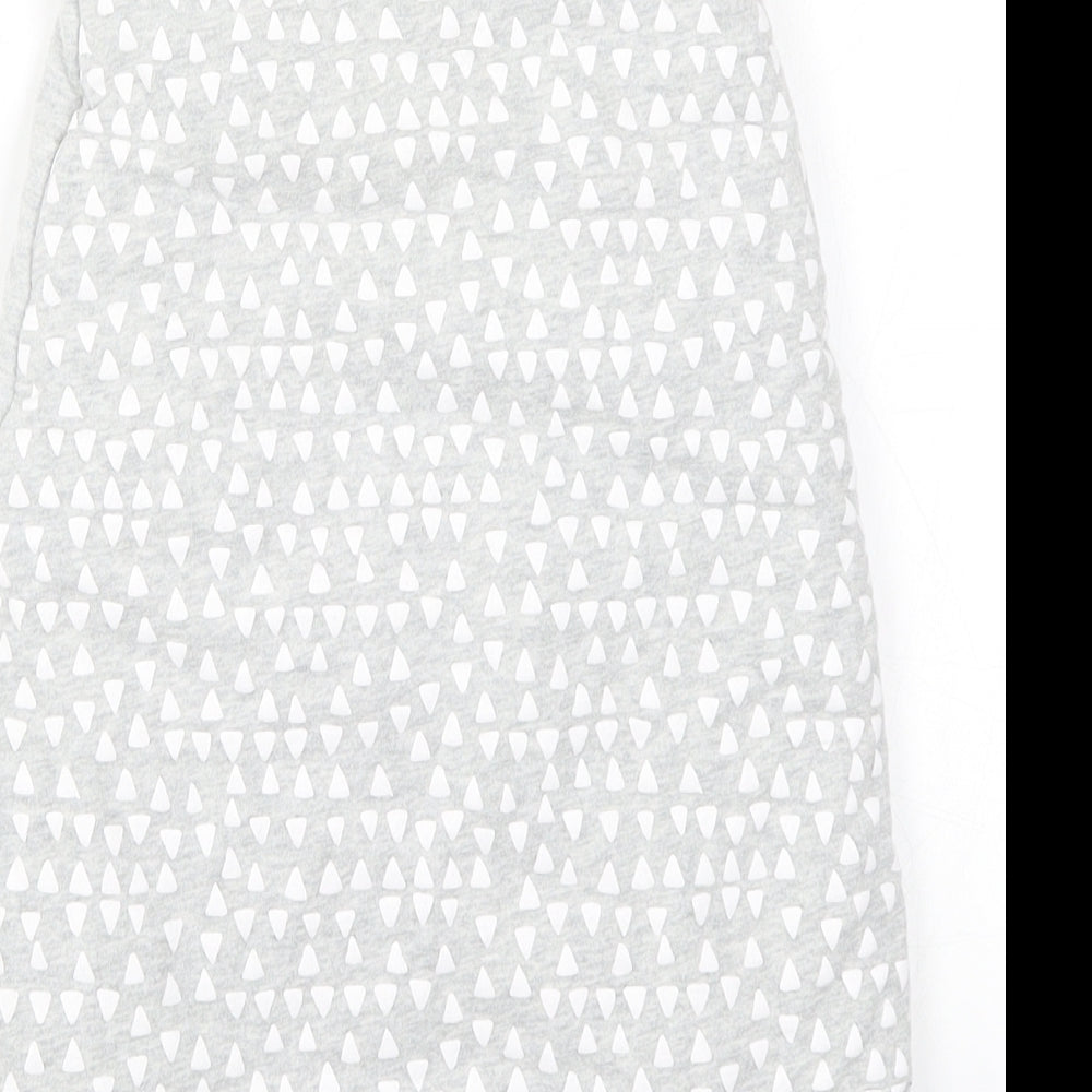 TU Baby Grey Geometric  Cami One Piece Size 0-3 Months  - Moose Print Sleeping Bag