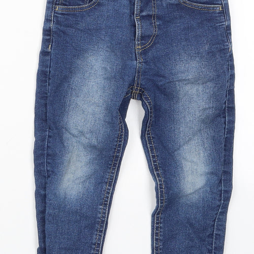 Matalan Boys Blue  Denim Capri Jeans Size 3-4 Years
