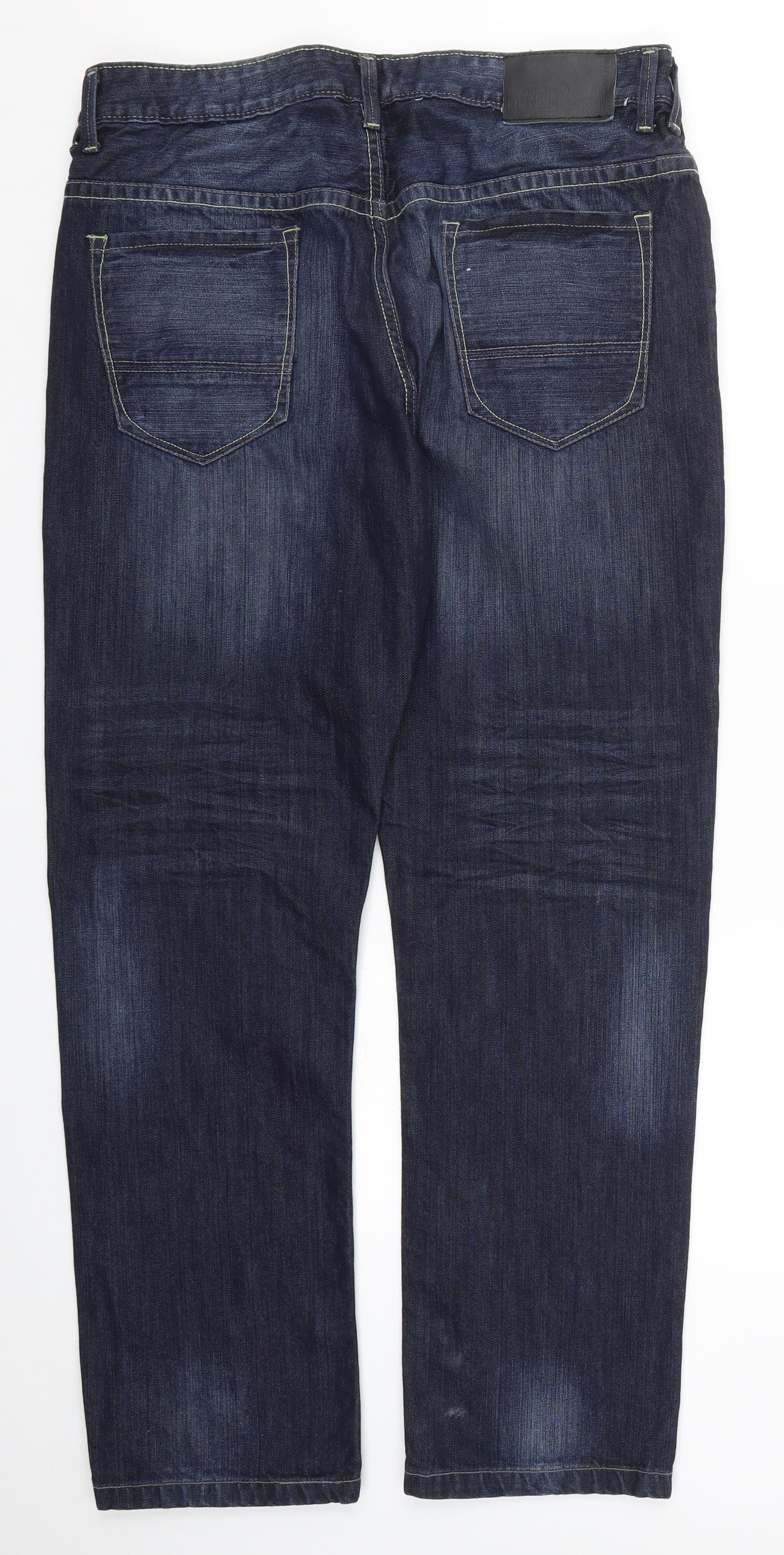 Debenhams Mens Blue  Denim Straight Jeans Size 38 L31 in