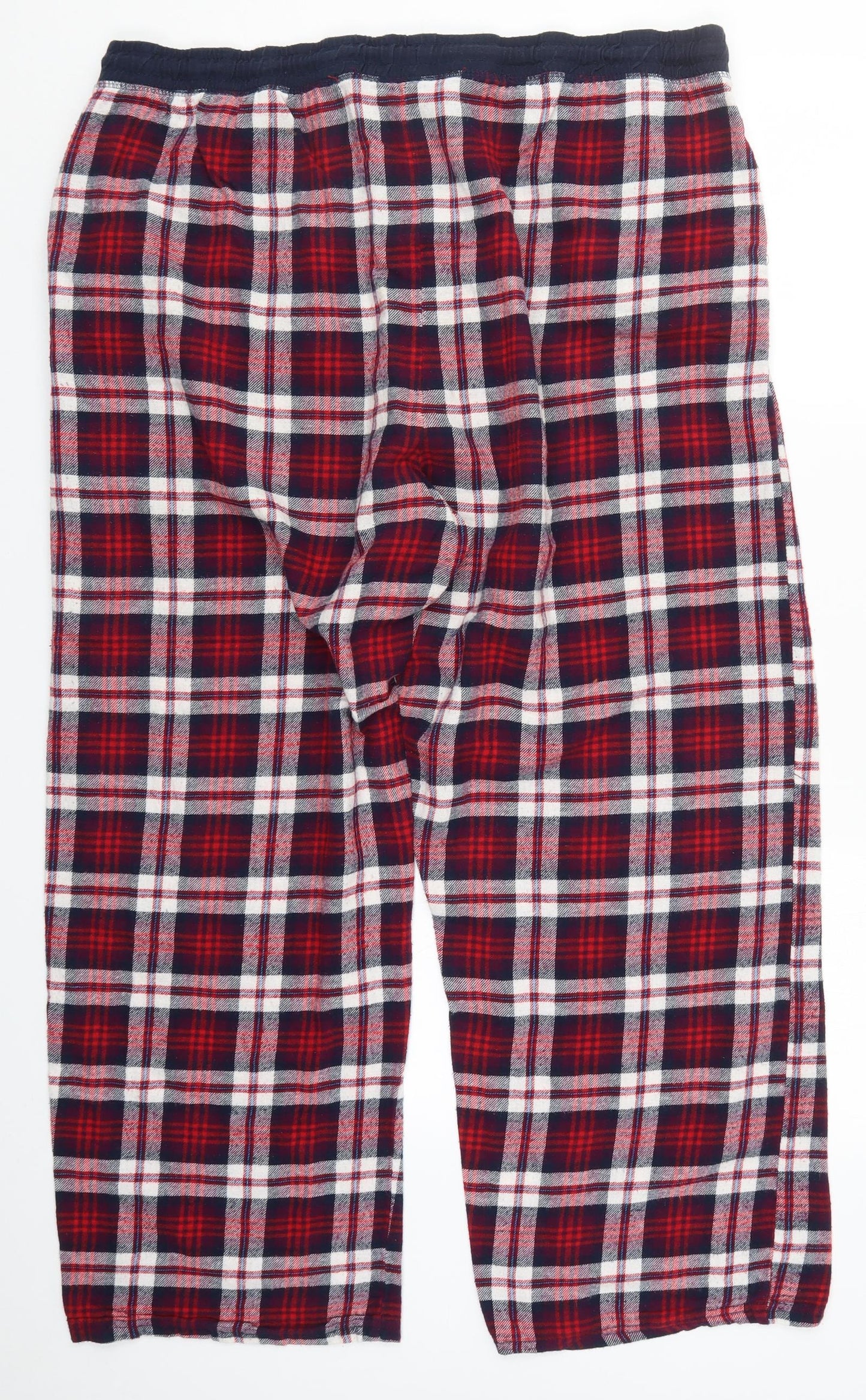 Cedar Wood State Mens Red Check  Trousers  Size 2XL L27 in - Pyjama Pants