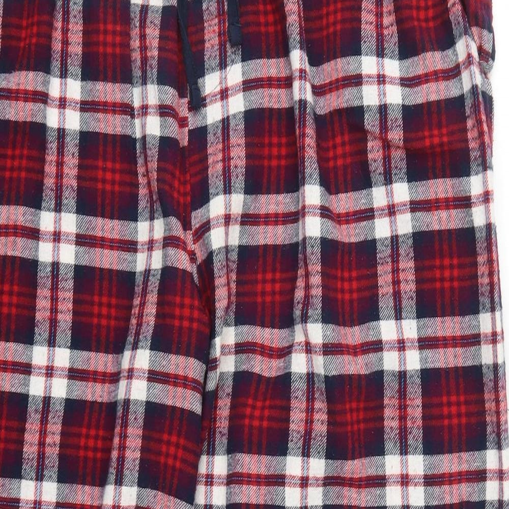 Cedar Wood State Mens Red Check  Trousers  Size 2XL L27 in - Pyjama Pants