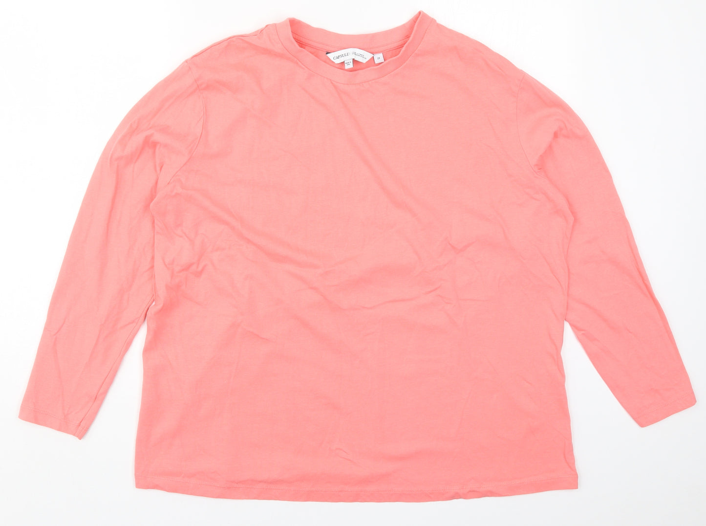 Capsule Womens Pink   Basic T-Shirt Size 20