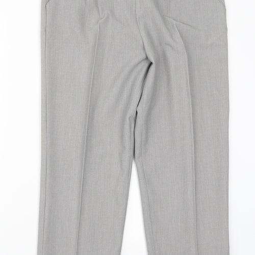 Just Elegance Womens Grey  Rayon Trousers  Size 14 L27 in