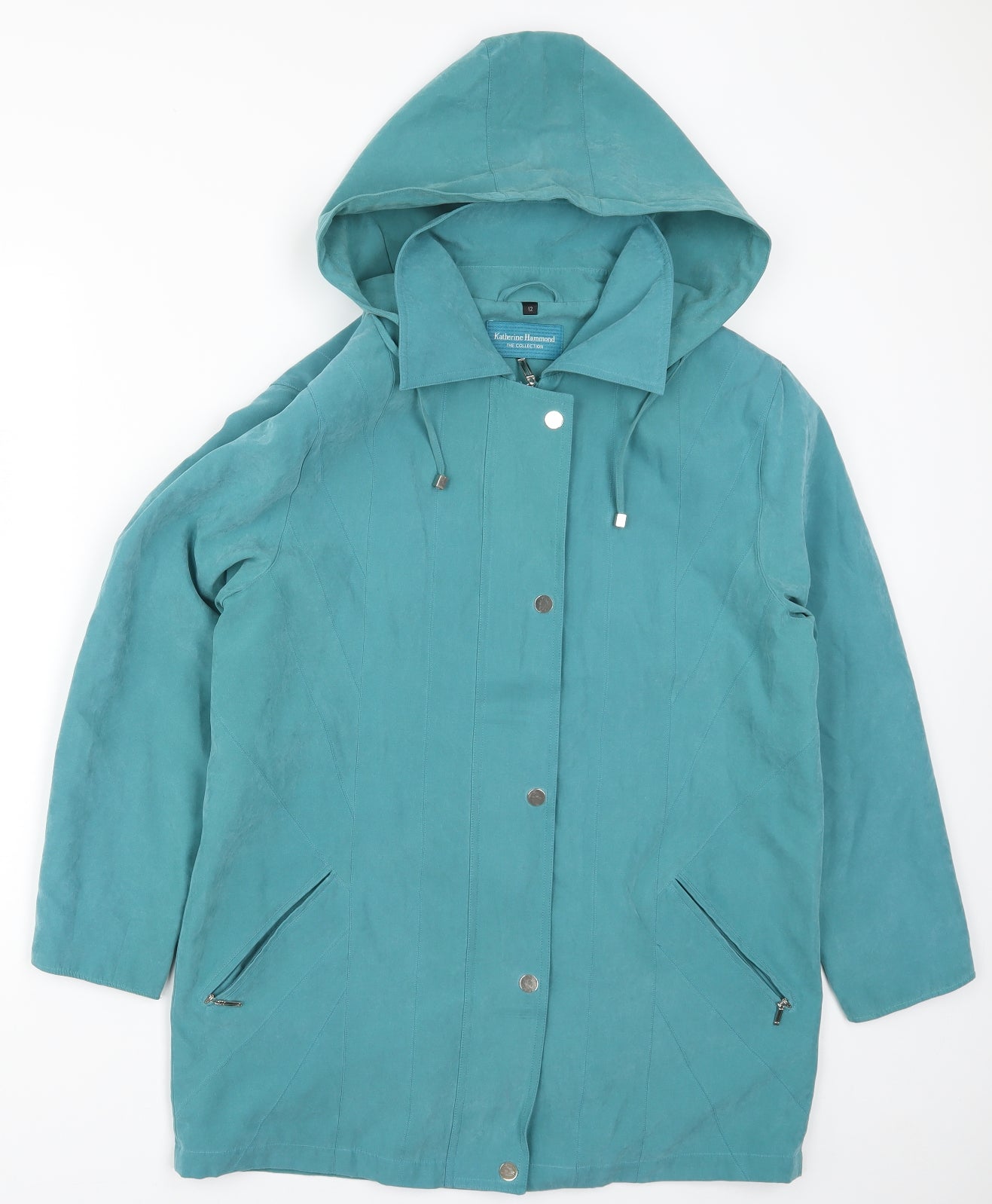 Katherine Hammond Womens Blue   Jacket Coat Size 12