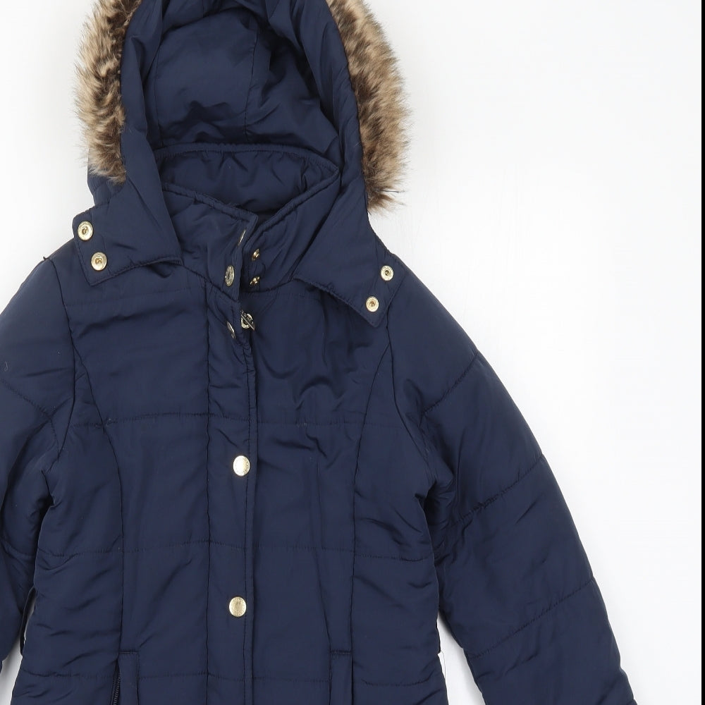 Feraud Girls Blue   Basic Coat Coat Size 9-10 Years