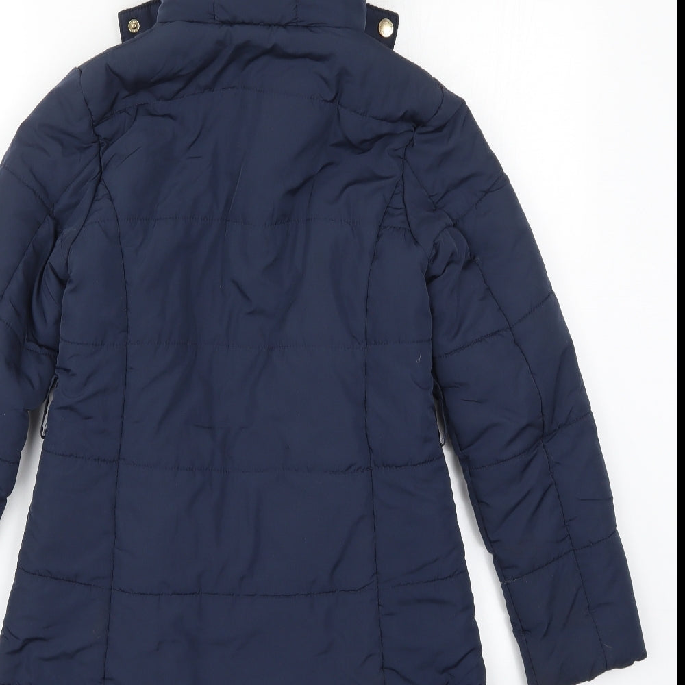 Feraud Girls Blue   Basic Coat Coat Size 9-10 Years