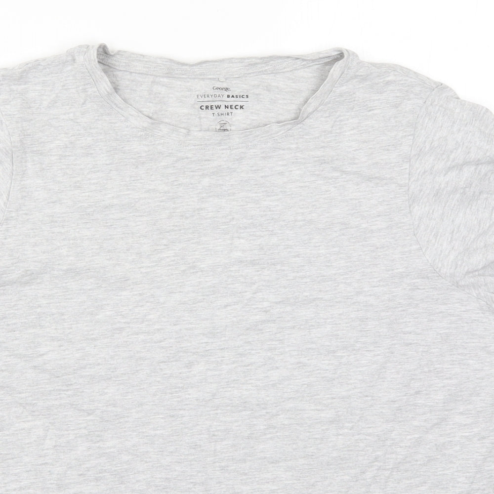 George Womens Grey   Basic T-Shirt Size 18