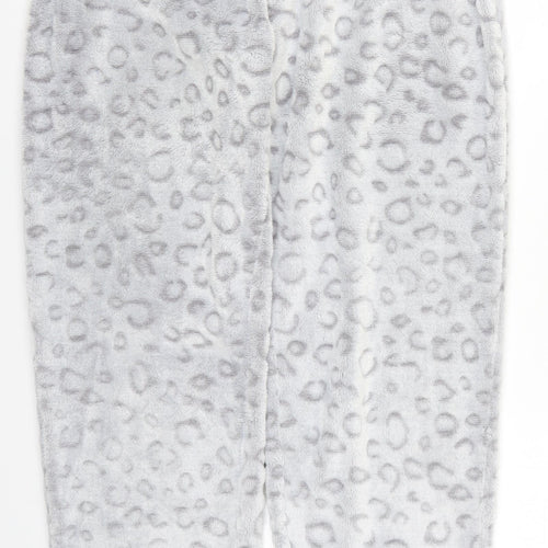 B&M Womens Grey Animal Print  Trousers  Size 16 L28 in - Pyjama Pants