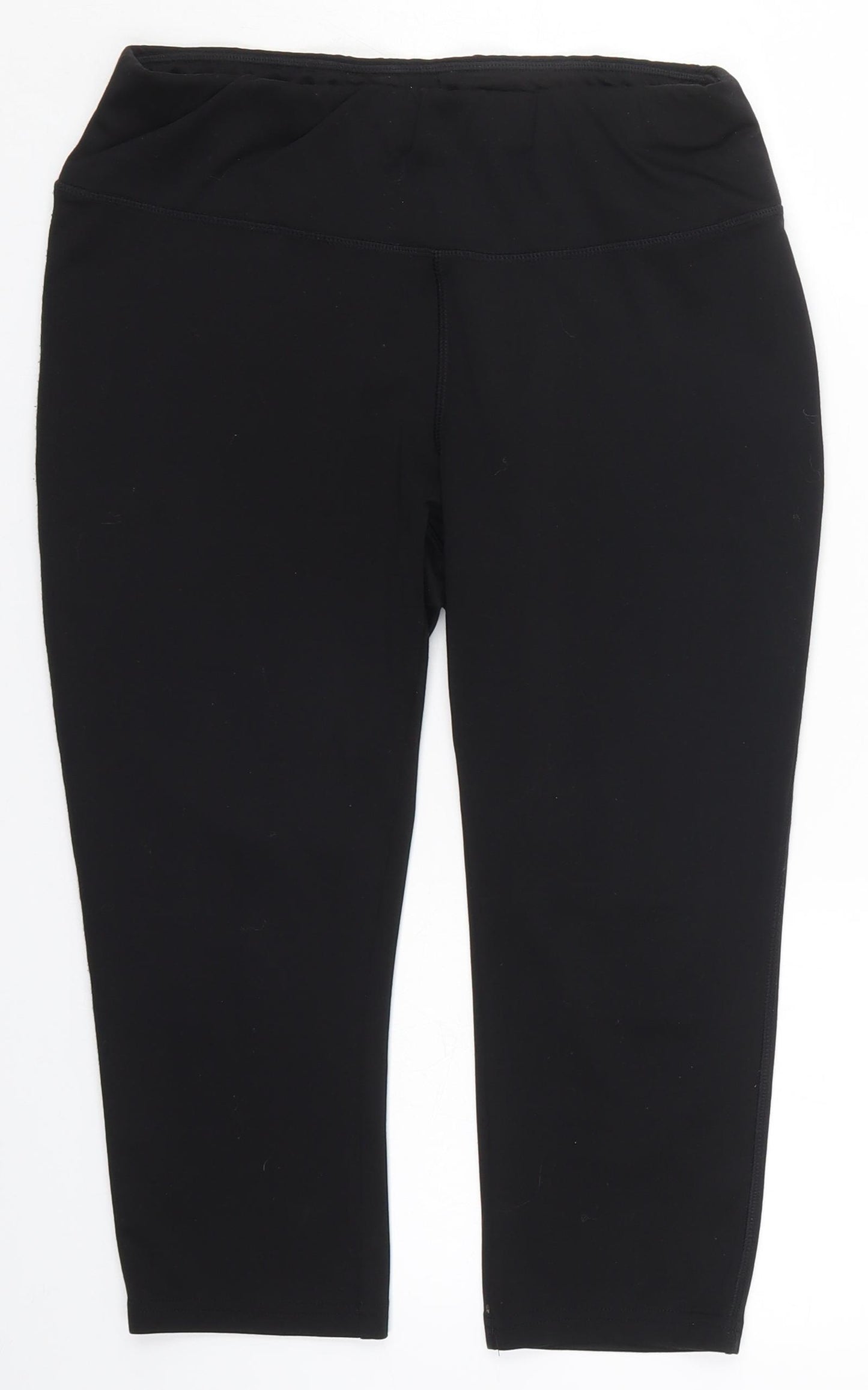 Papaya Womens Black   Cropped Leggings Size M