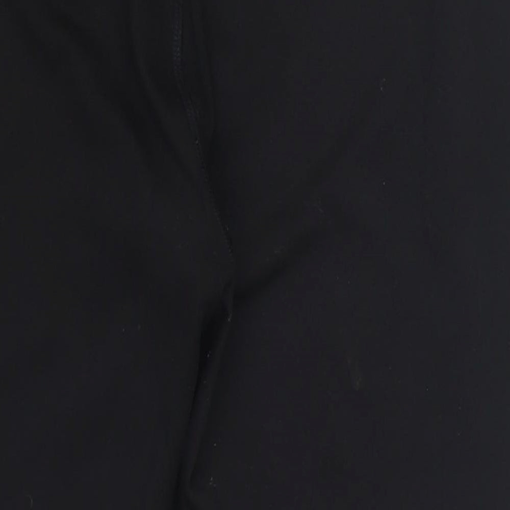 Papaya Womens Black   Cropped Leggings Size M