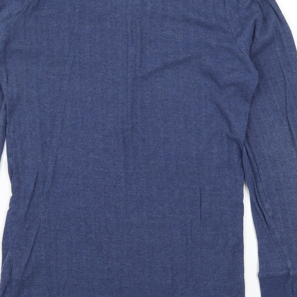 Primark Womens Blue Solid  Top Pyjama Top Size 14