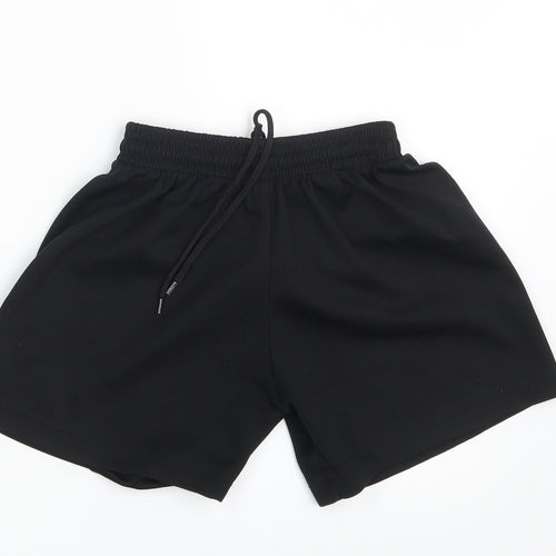 Medallion Boys Black   Sweat Shorts Size M - Waist 18in; Inside  leg 4in