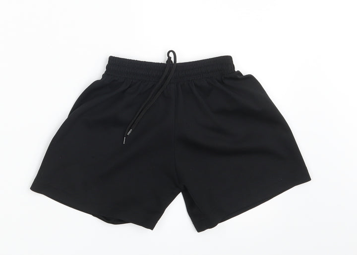 Medallion Boys Black   Sweat Shorts Size M - Waist 18in; Inside  leg 4in