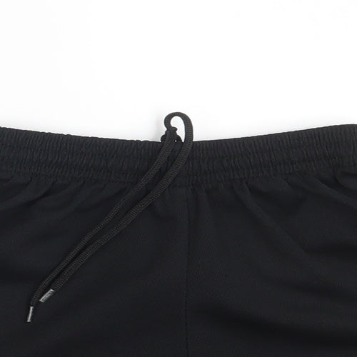 Medallion Boys Black   Sweat Shorts Size M - Waist 18in; Inside  leg 4in