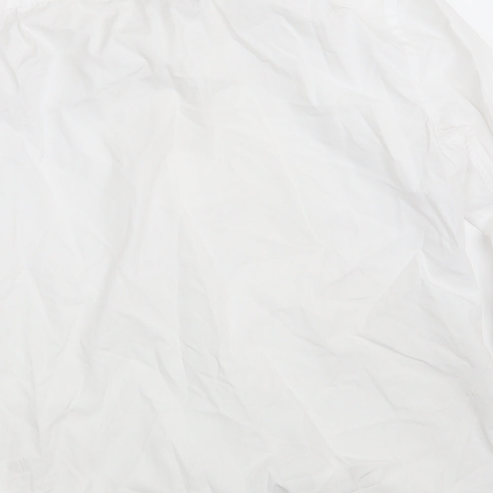 George Mens White    Button-Up Size 15.5
