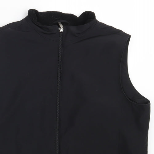 NEXT Womens Black   Full Zip Jumper Size 14
