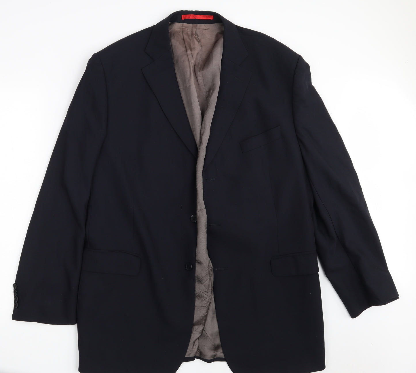 M&S Mens Black   Jacket Coat Size 46