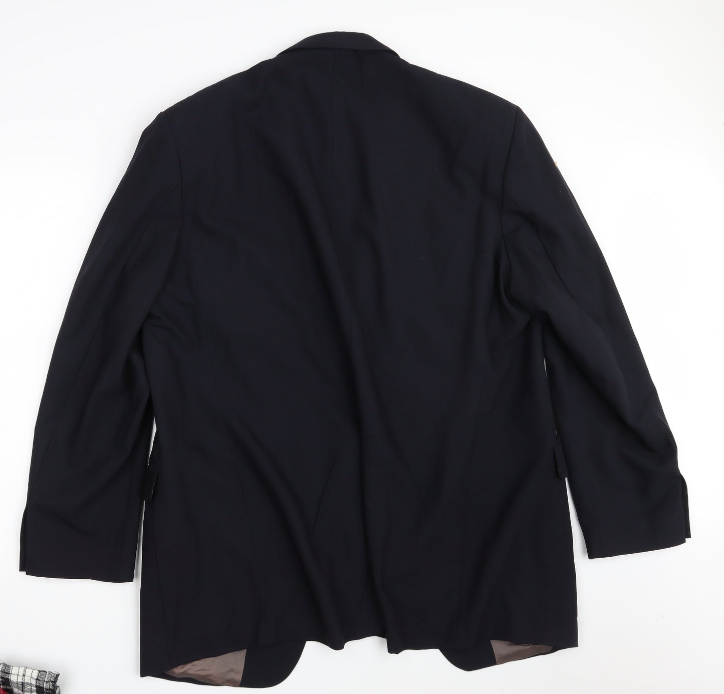 M&S Mens Black   Jacket Coat Size 46