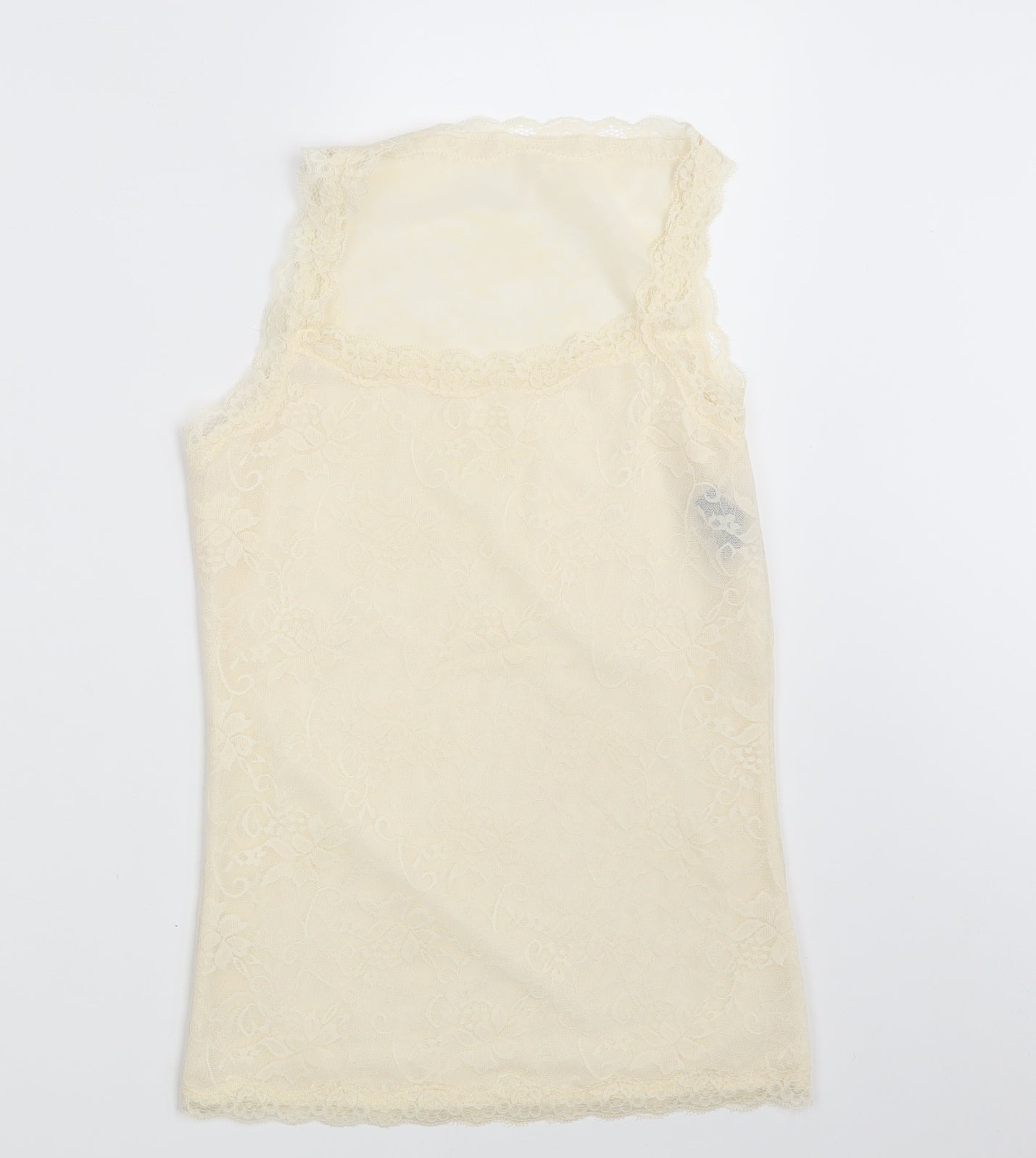 Marilyn Monroe Womens Ivory Floral  Basic Blouse Size S