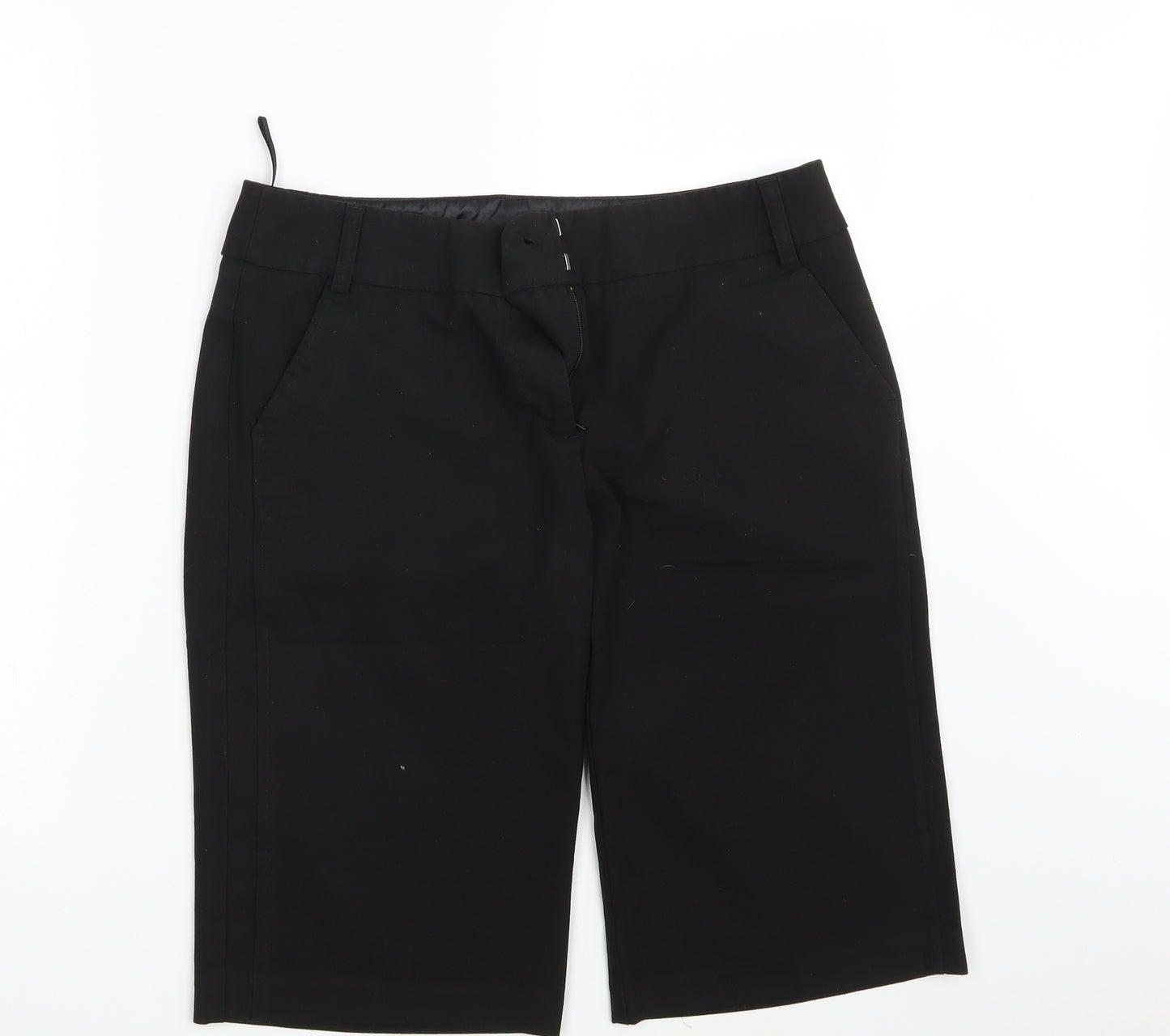 NEXT Womens Black   Chino Shorts Size 12