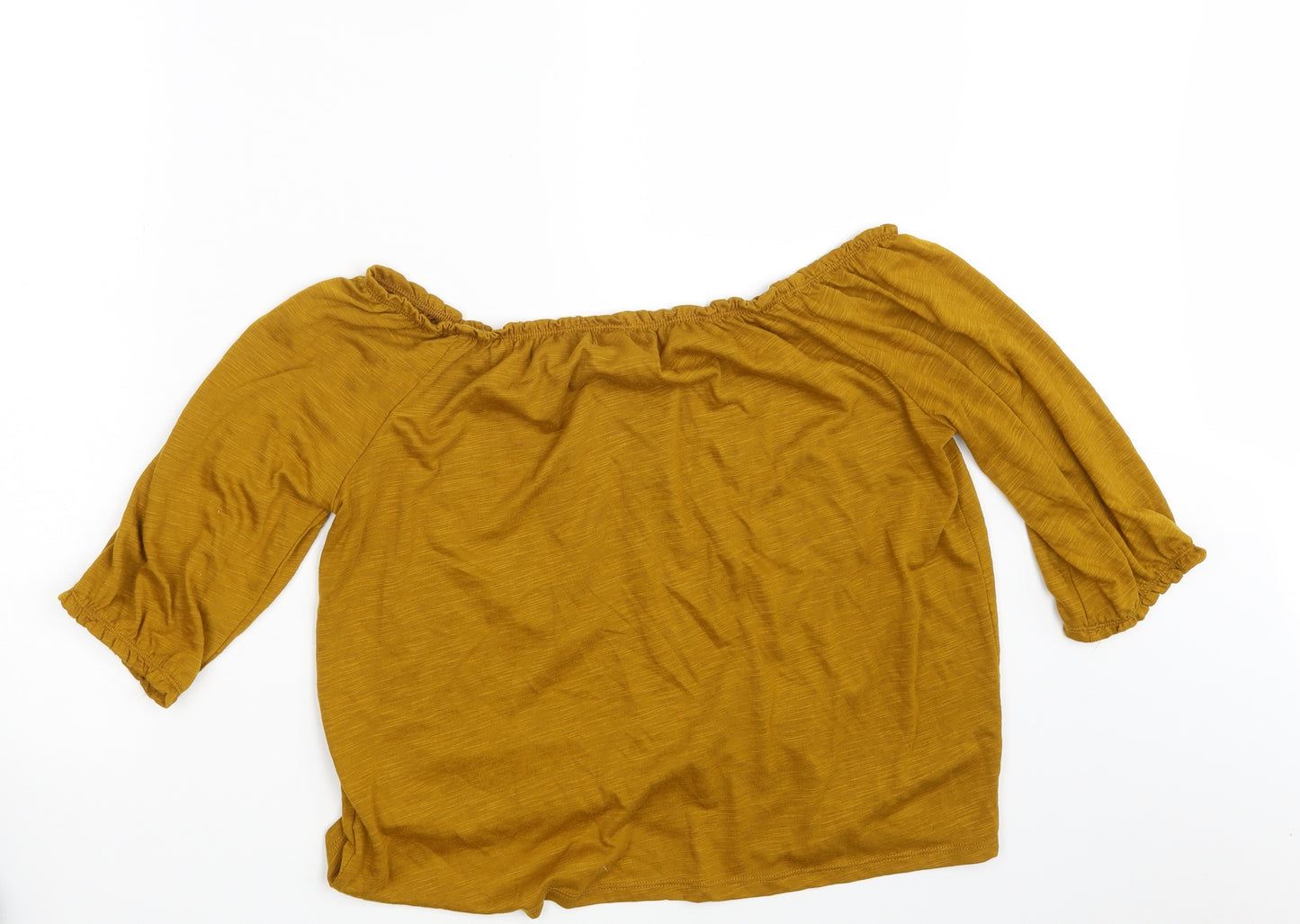 Matalan Womens Yellow   Basic Blouse Size 14