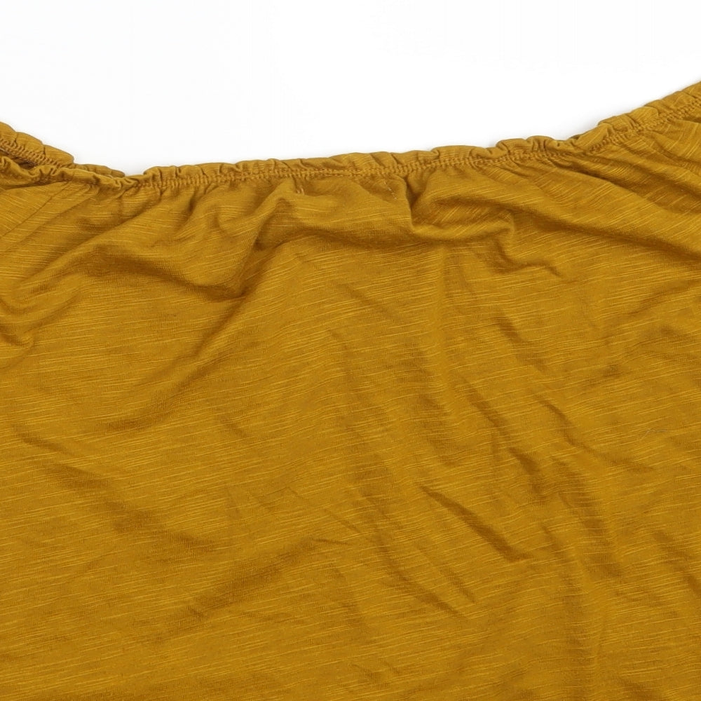 Matalan Womens Yellow   Basic Blouse Size 14