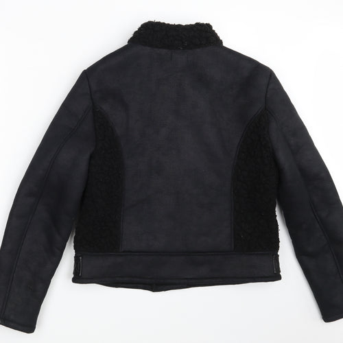 Topshop Womens Black   Jacket Coat Size 12
