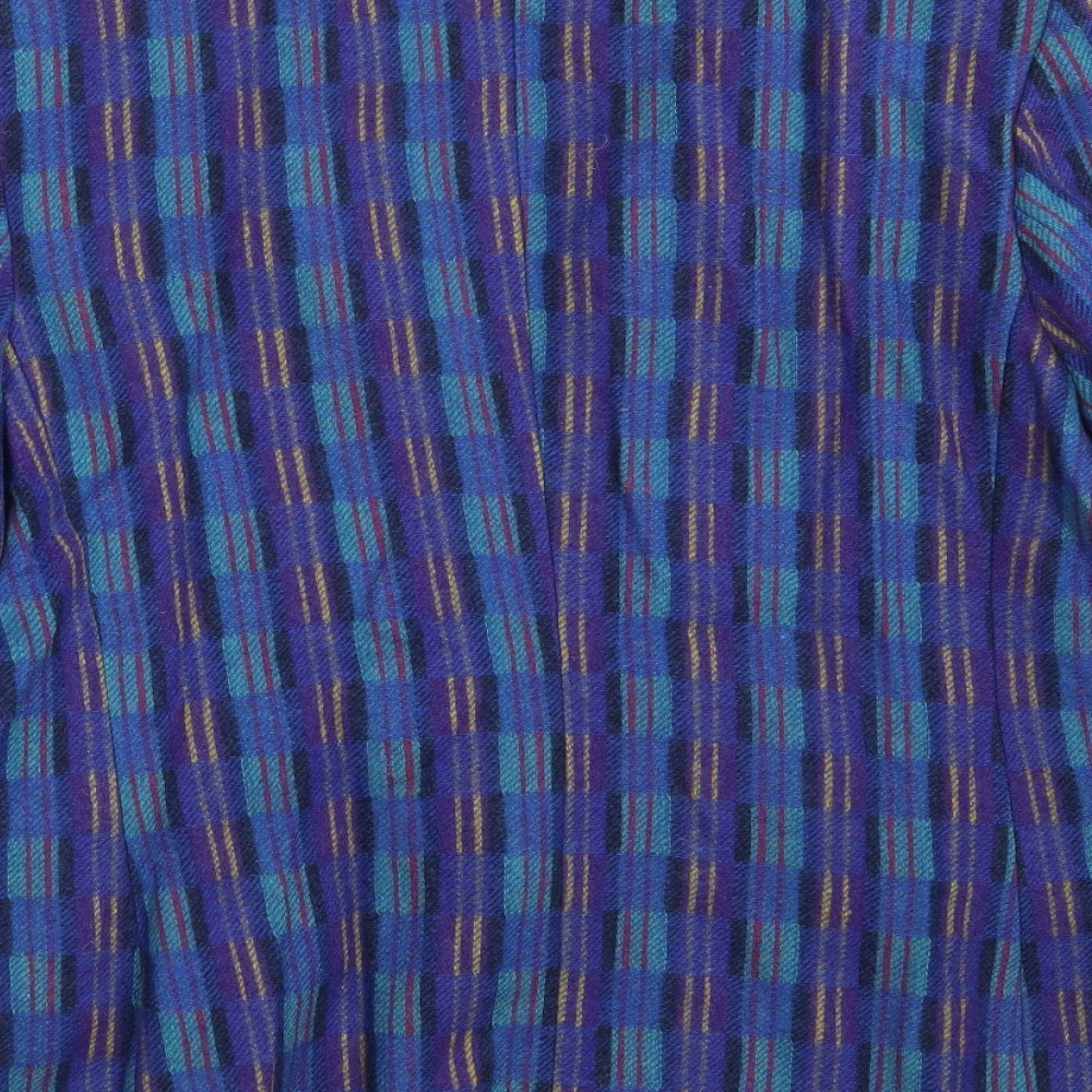 GIRL GIRL Womens Multicoloured Check  Jacket Blazer One Size