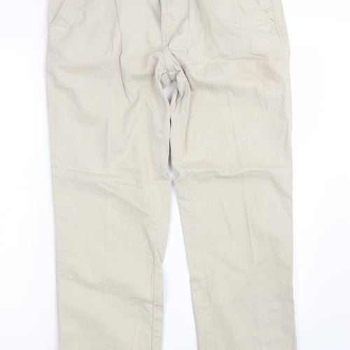 Maine Mens Beige  Denim Trousers  Size 32 in L28 in